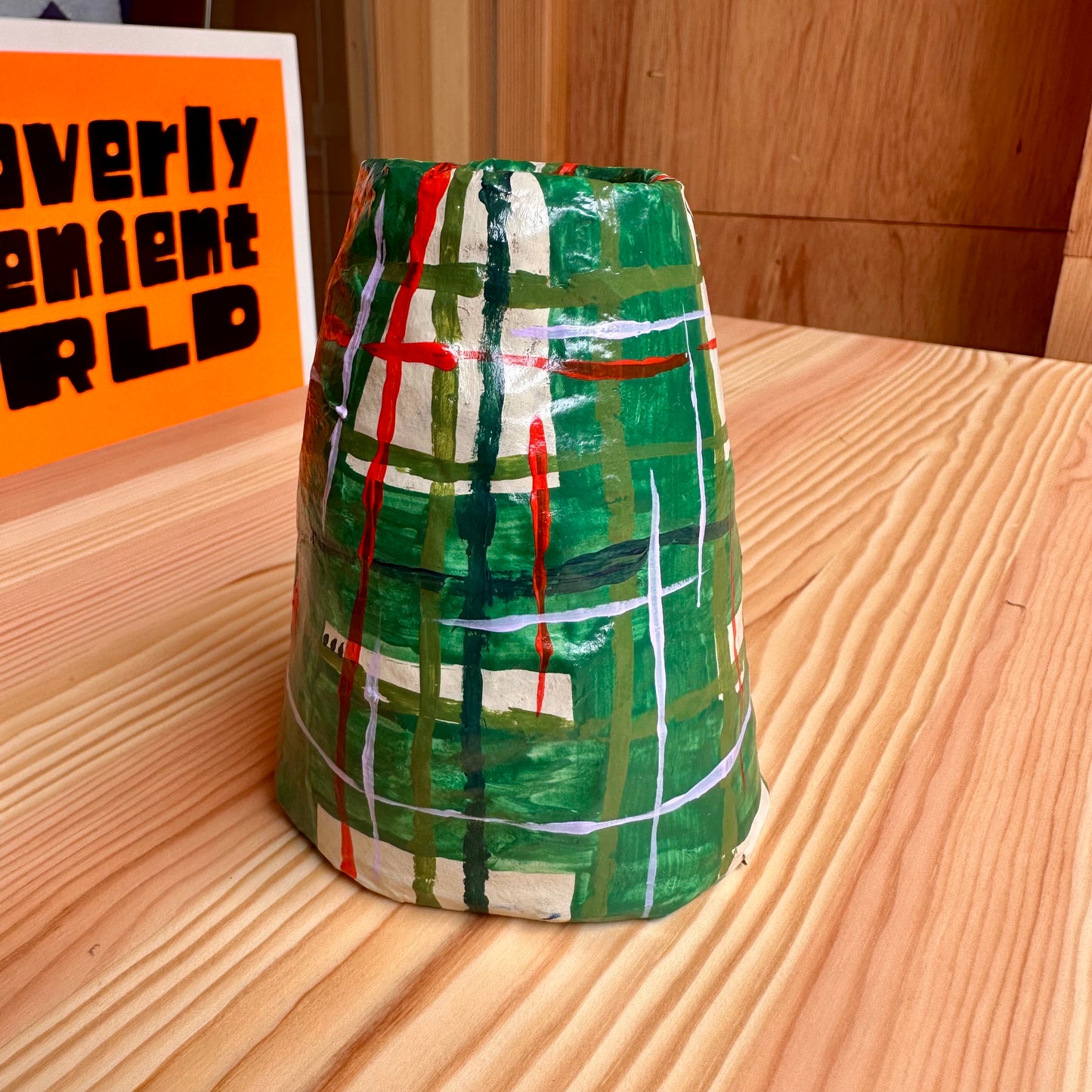 PAPER-MACHE VASE by THUMBS UP FLOWERS #3