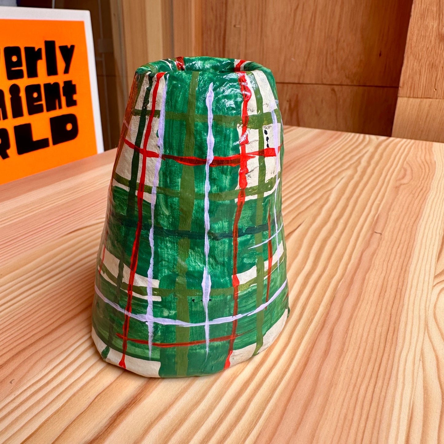 PAPER-MACHE VASE by THUMBS UP FLOWERS #3