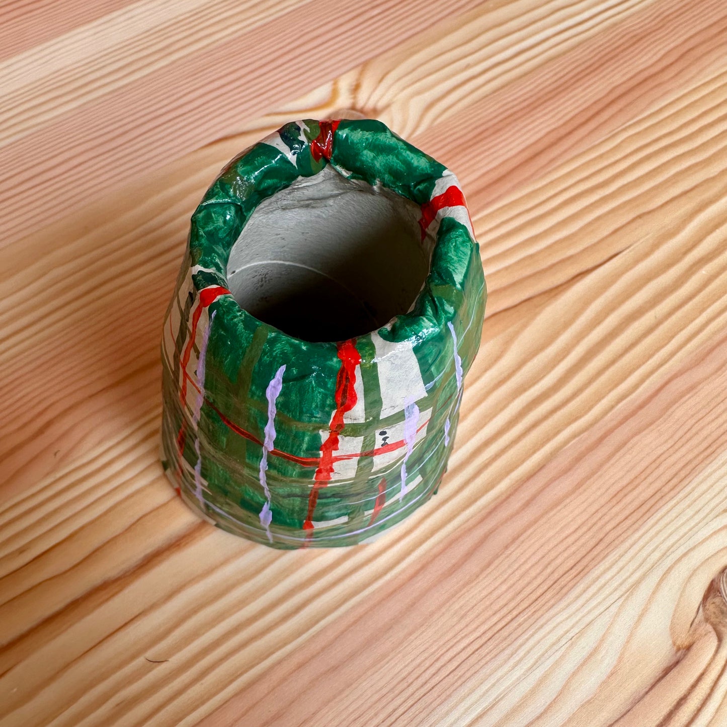 PAPER-MACHE VASE by THUMBS UP FLOWERS #3
