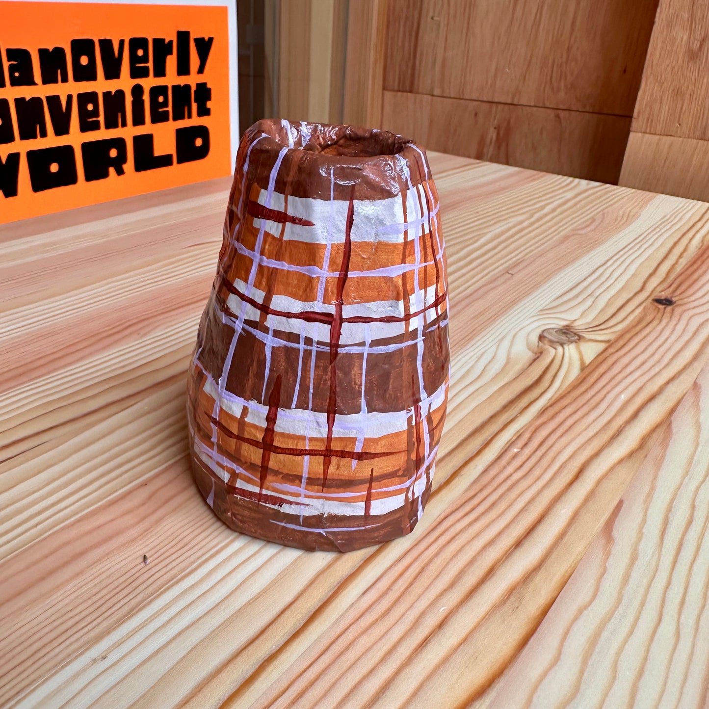 PAPER-MACHE VASE by THUMBS UP FLOWERS #2