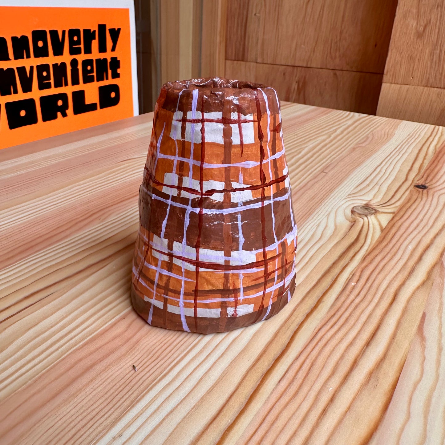 PAPER-MACHE VASE by THUMBS UP FLOWERS #2