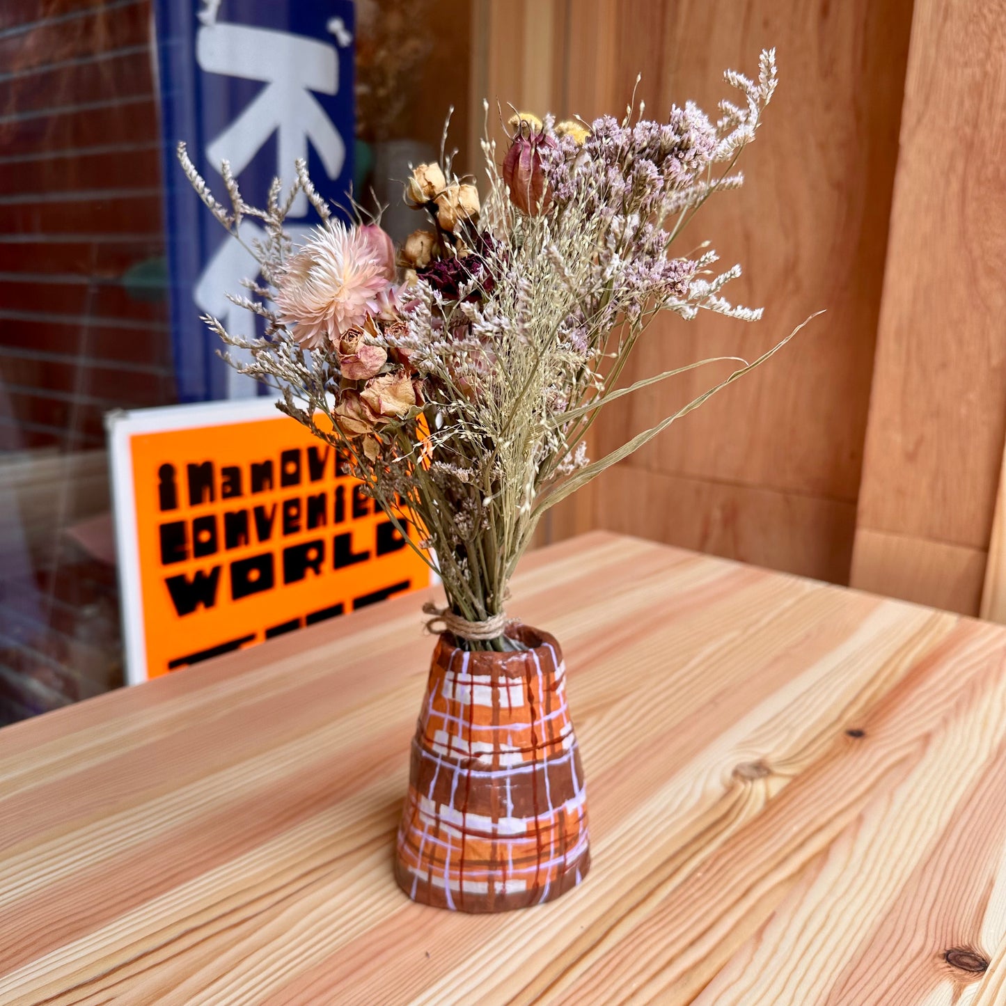 PAPER-MACHE VASE by THUMBS UP FLOWERS #2