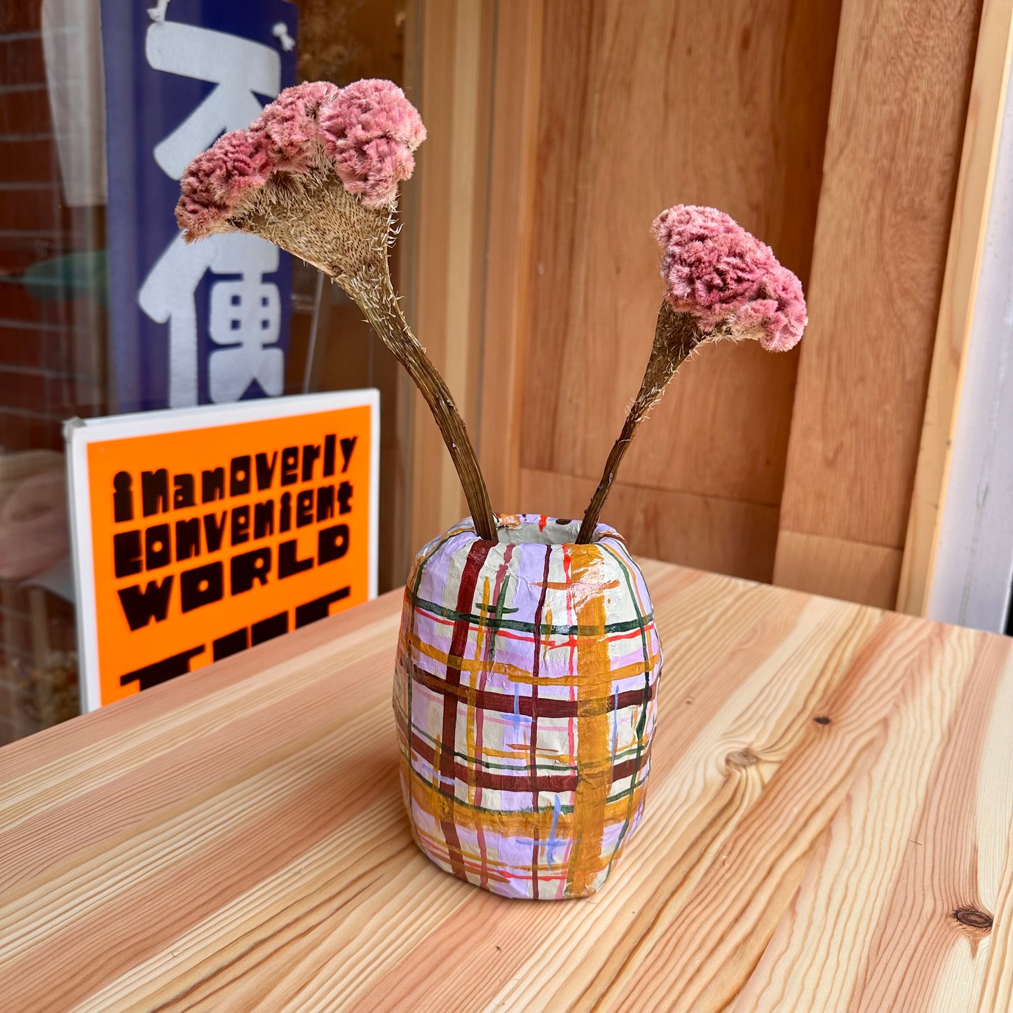 PAPER-MACHE VASE by THUMBS UP FLOWERS #4