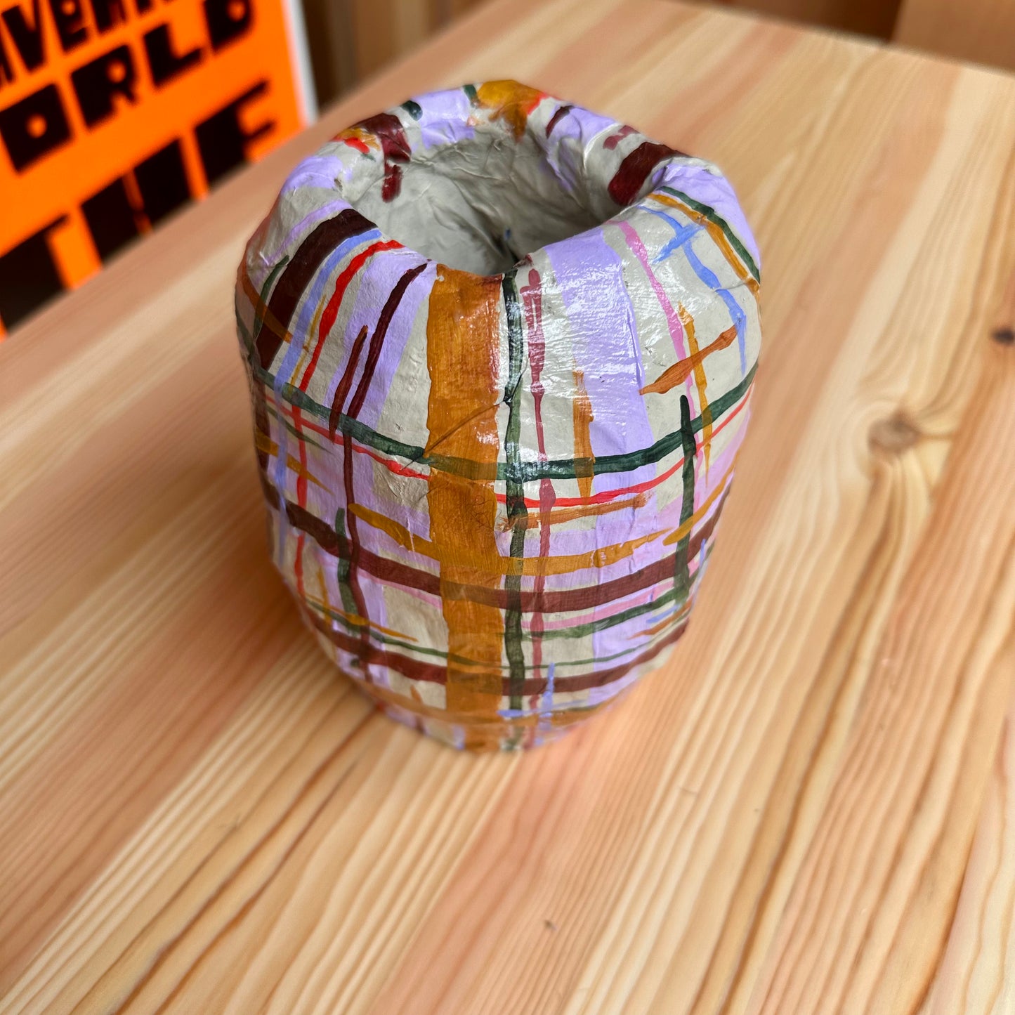 PAPER-MACHE VASE by THUMBS UP FLOWERS #4