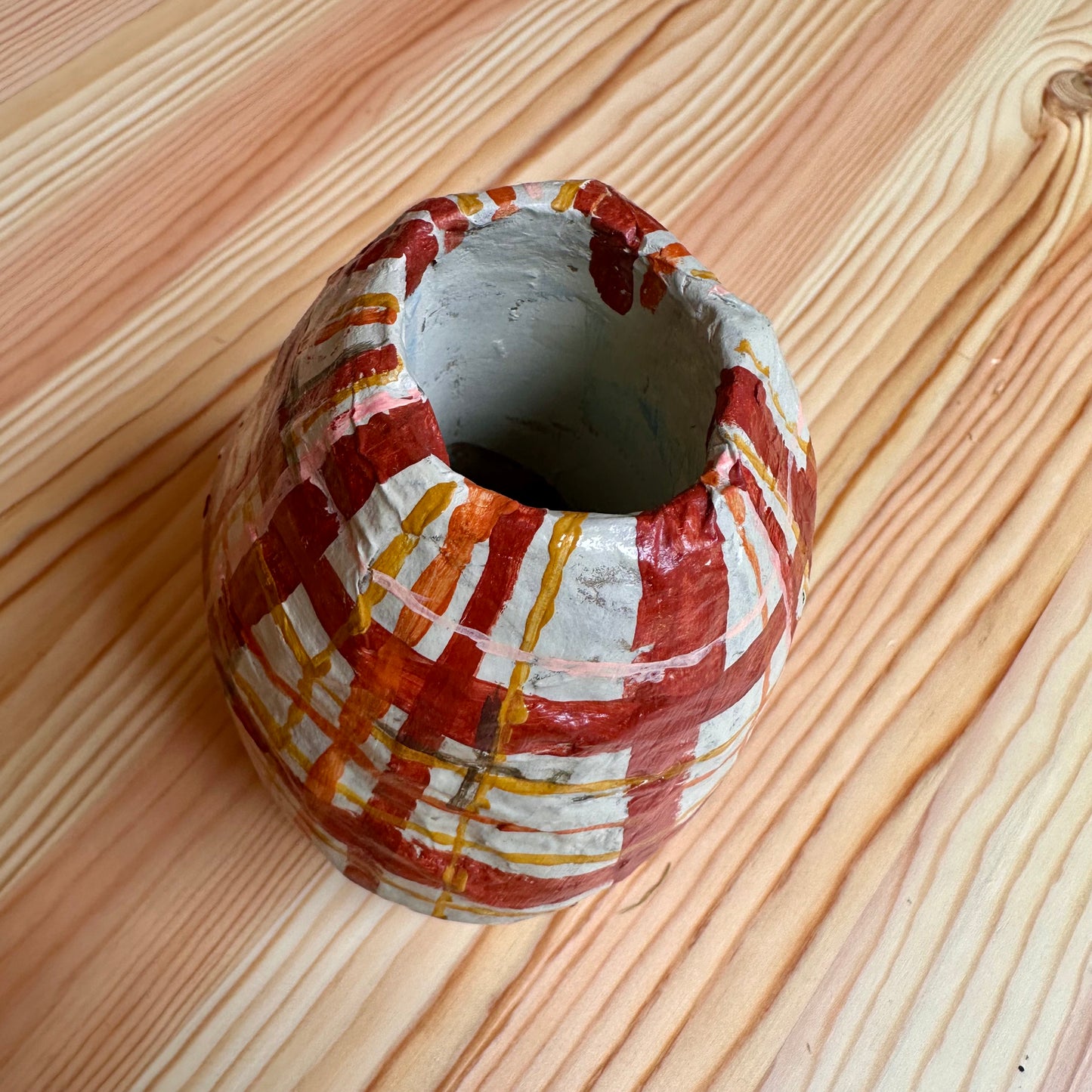 PAPER-MACHE VASE by THUMBS UP FLOWERS #5