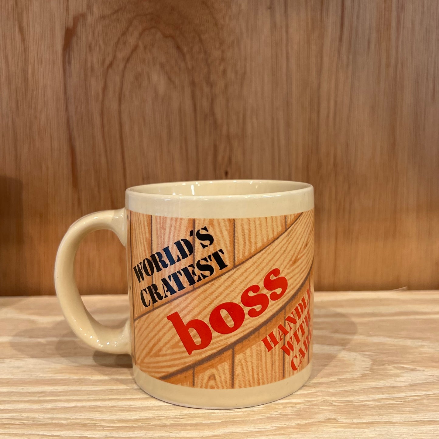 VINTAGE MUG CUP - WORLD'S GREATEST BOSS