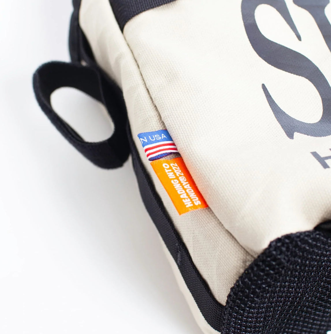HEADING INTO SUNDAY|"Driller" Cream Stem Bag