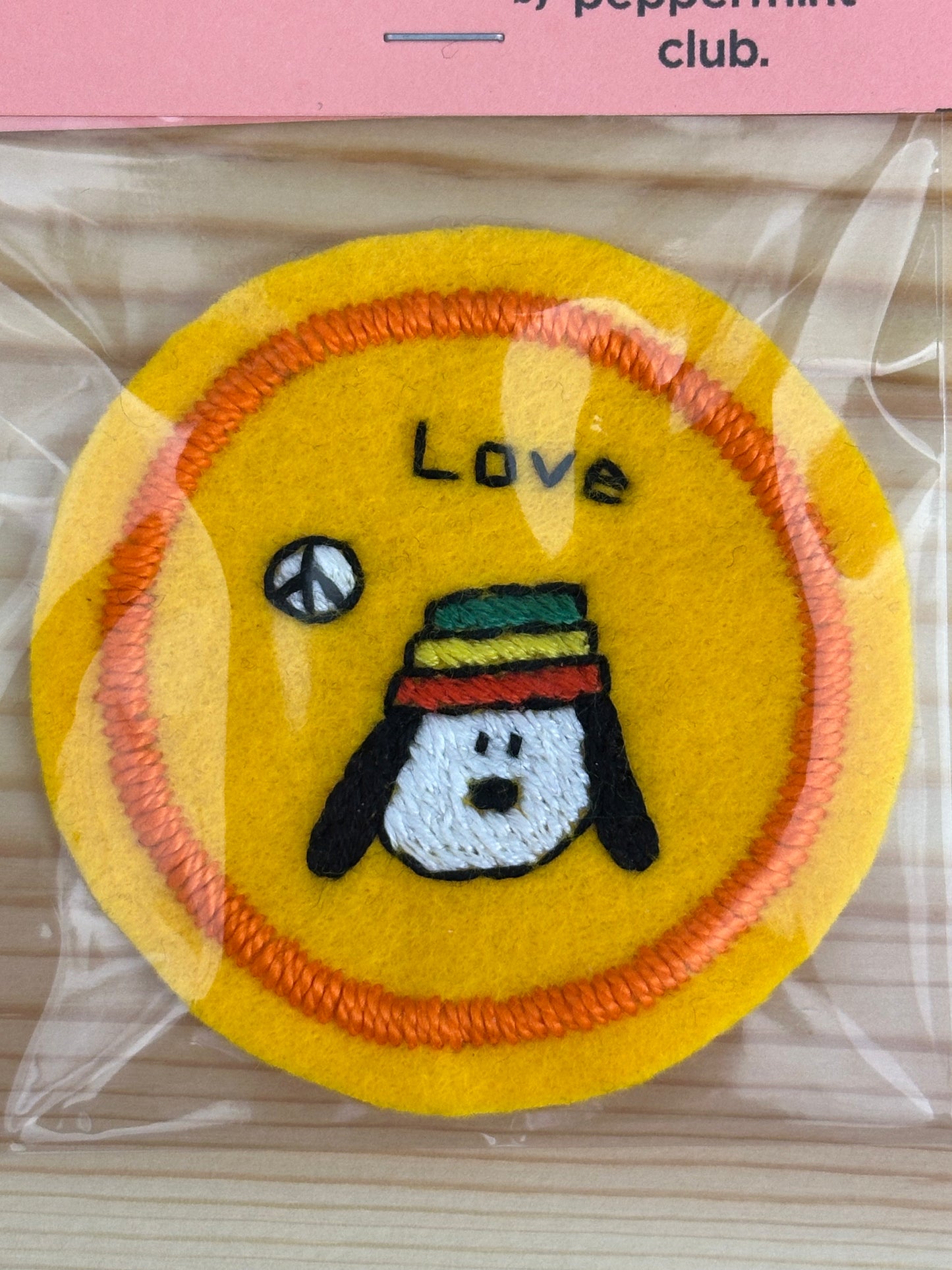 Handmade Patch by Peppermint Club -Love
