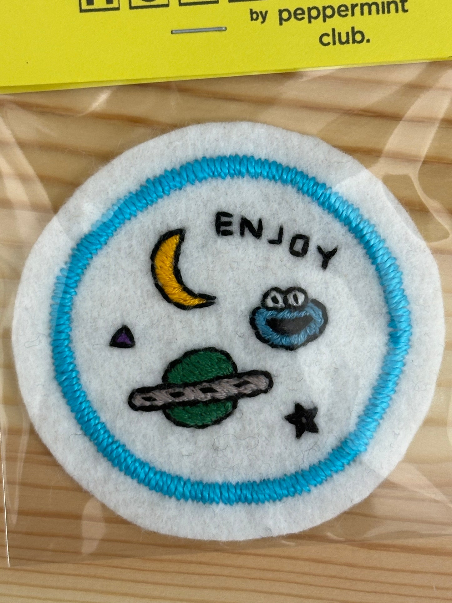 Handmade Patch by Peppermint Club -Enjoy