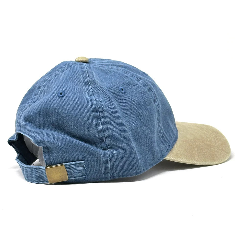 ASK SOMEONE ELSE HAT - BLUE/TAN