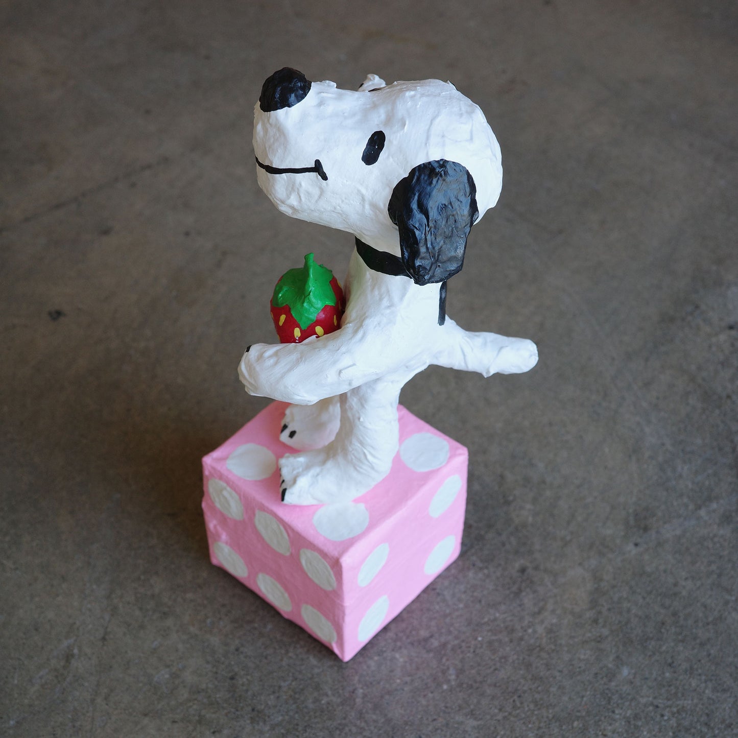 SNOOPY PAPER MACHE BY KIM BASE