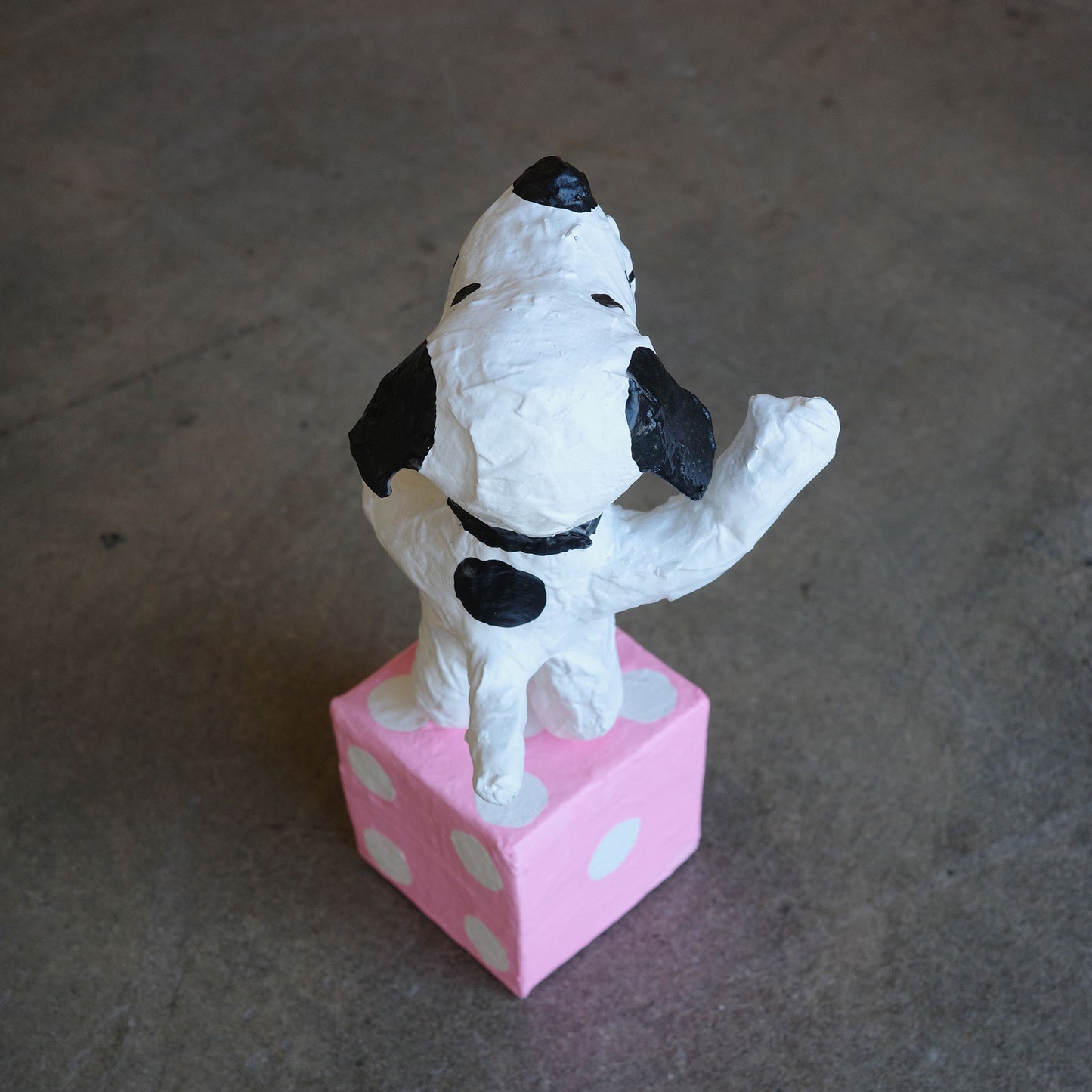 SNOOPY PAPER MACHE BY KIM BASE