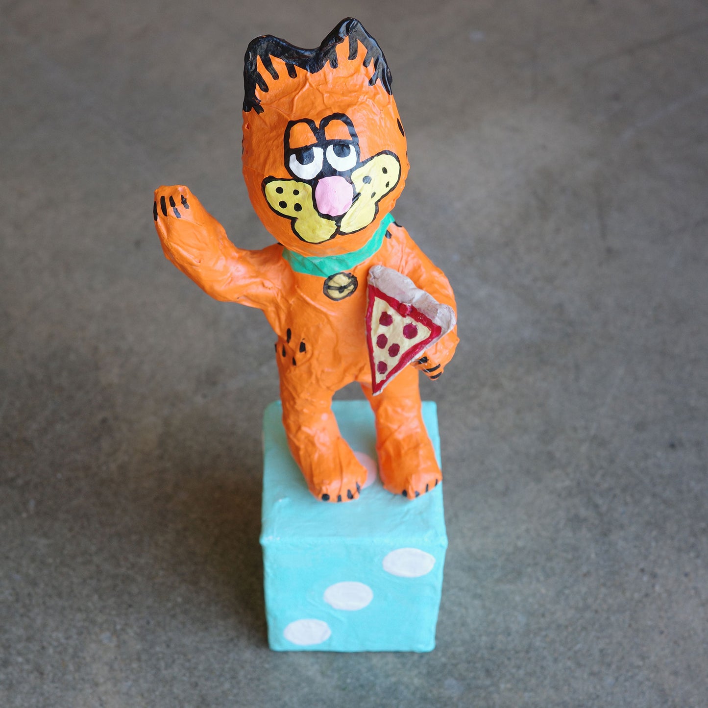 GARFIELD PAPER MACHE BY KIM BASE