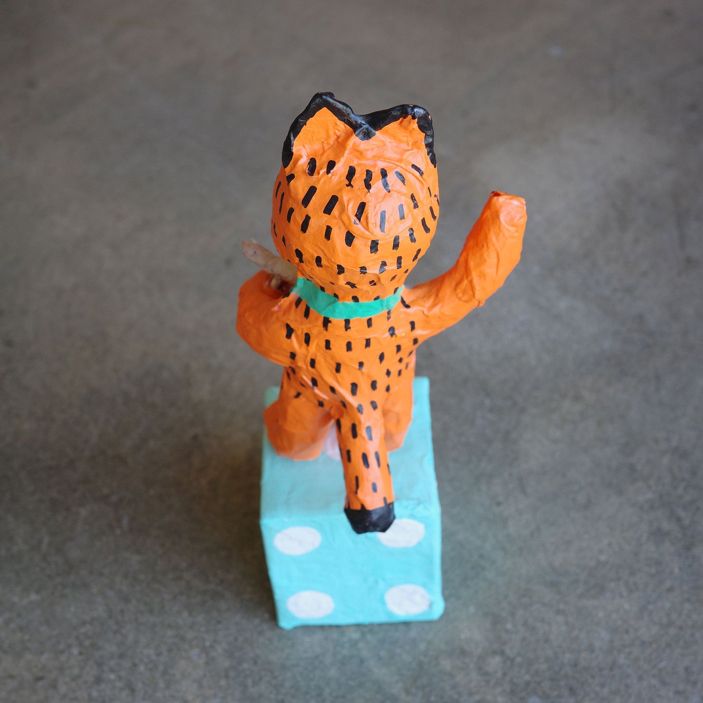 GARFIELD PAPER MACHE BY KIM BASE