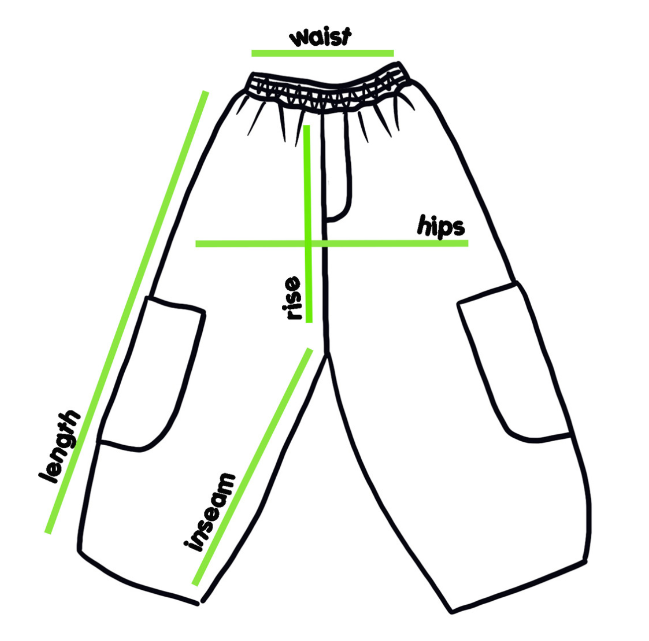 MEALS pants -Kale-