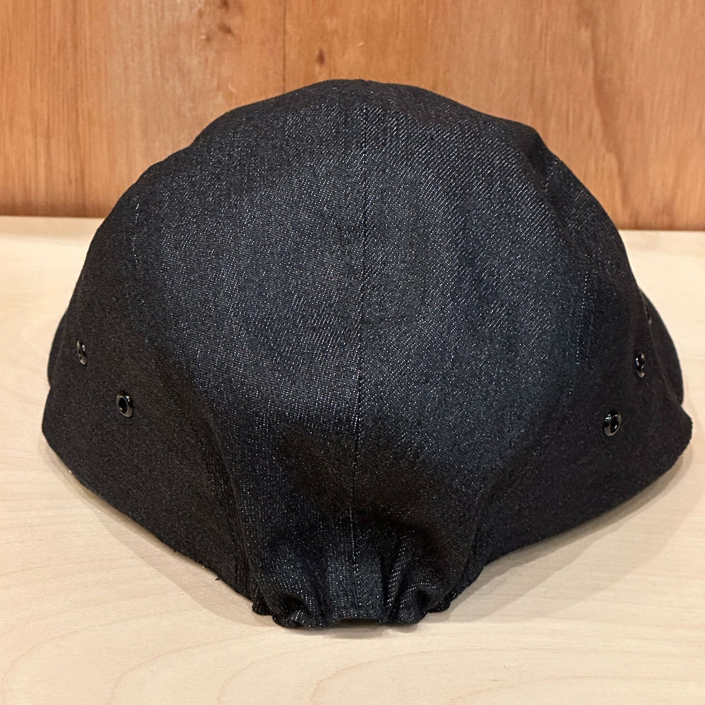 LONG BILL 4 PANEL HAT BY M.I.T GREY DENIM