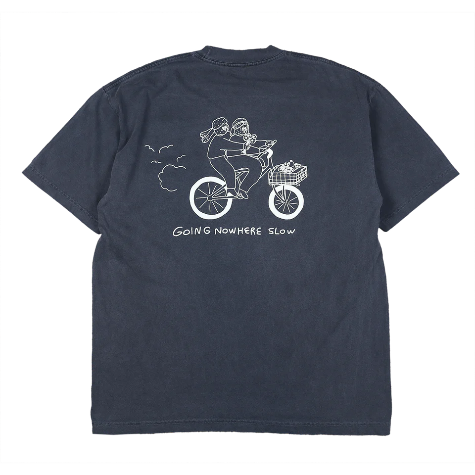 GOING NOWHERE SLOW T-SHIRT - VINTAGE BLACK