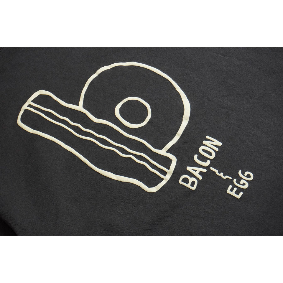 BACON & EGG T-SHIRTS VINTAGE BLACK