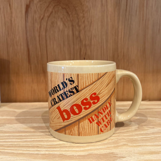 VINTAGE MUG CUP - WORLD'S GREATEST BOSS