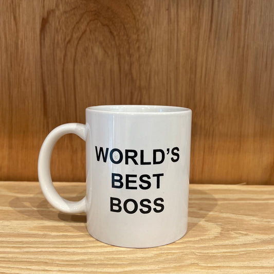 VINTAGE MUG CUP - WORLD'S BEST BOSS SIMPLE VER