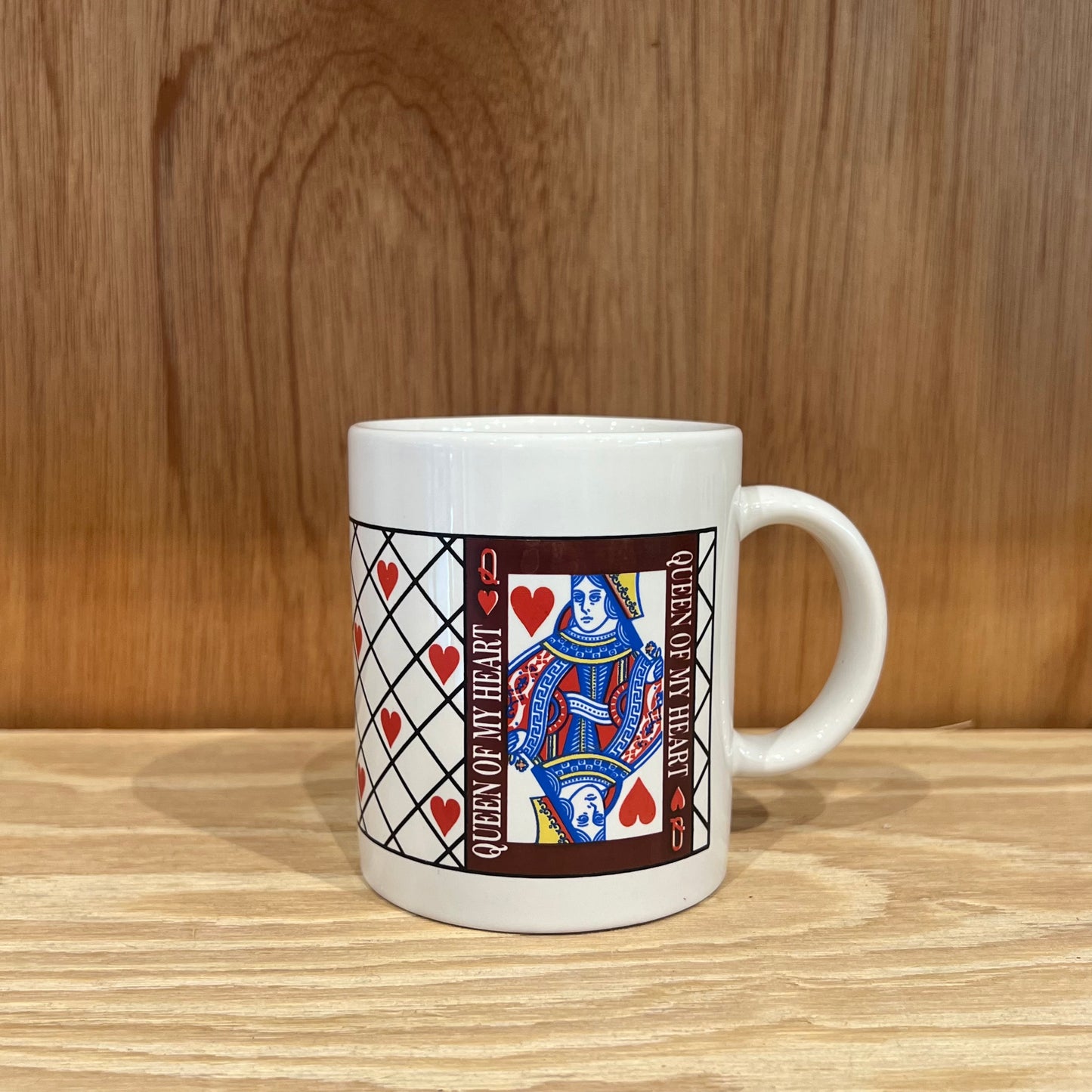 VINTAGE MUG CUP - QUEEN OF MY HEART