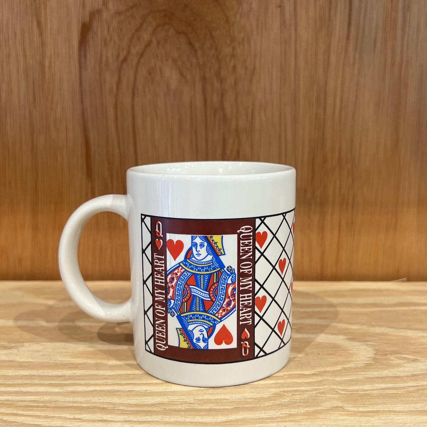 VINTAGE MUG CUP - QUEEN OF MY HEART