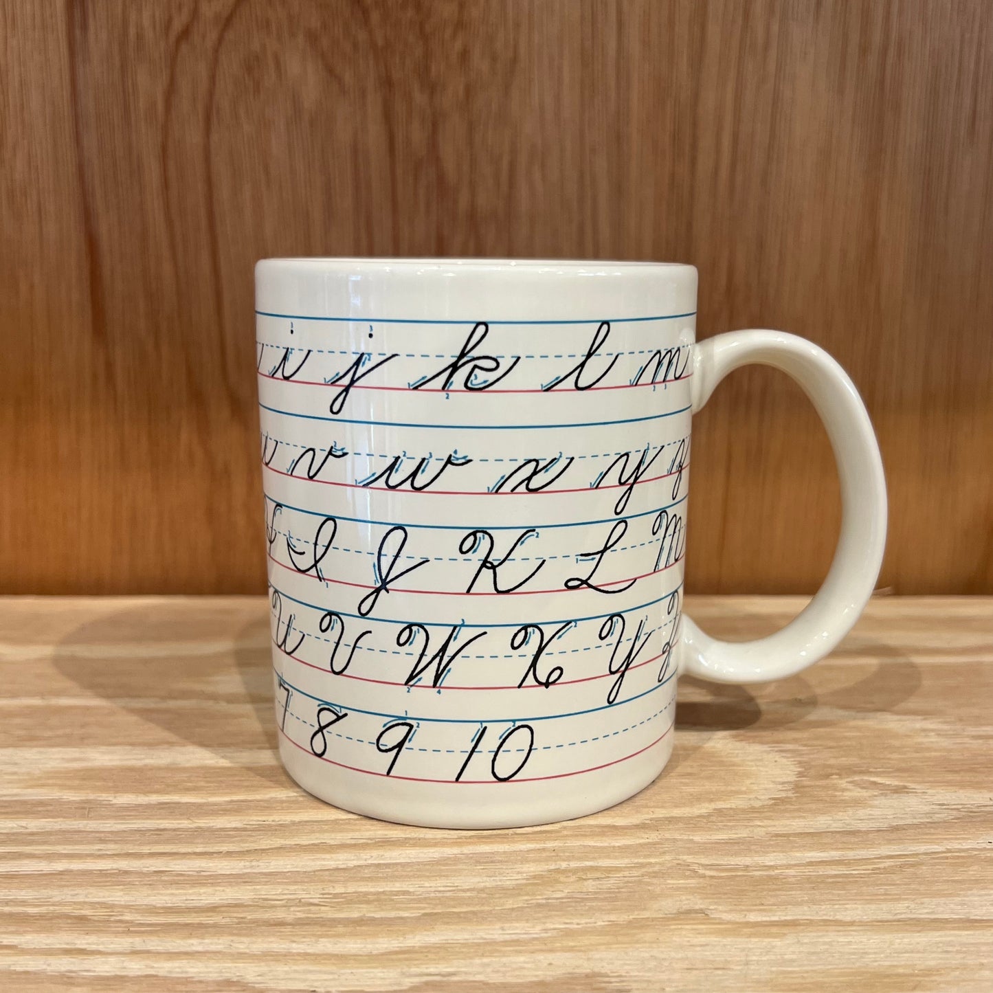 VINTAGE MUG CUP - ALPHABET