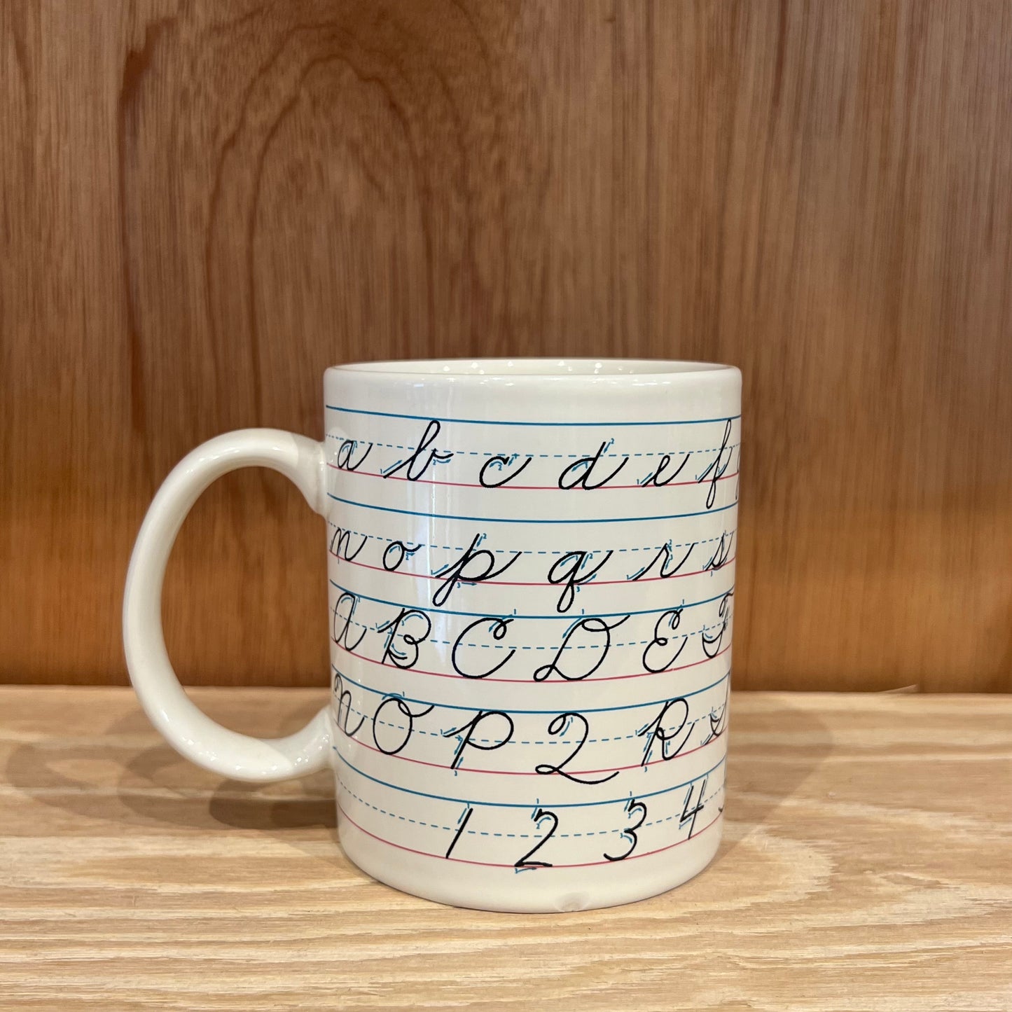 VINTAGE MUG CUP - ALPHABET