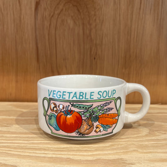 VINTAGE MUG CUP - VEGETABLE SOUP