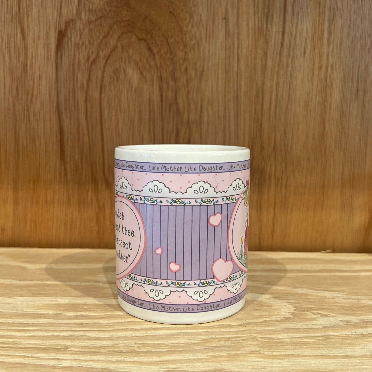 VINTAGE MUG CUP - TWO PRETTY GIRLS