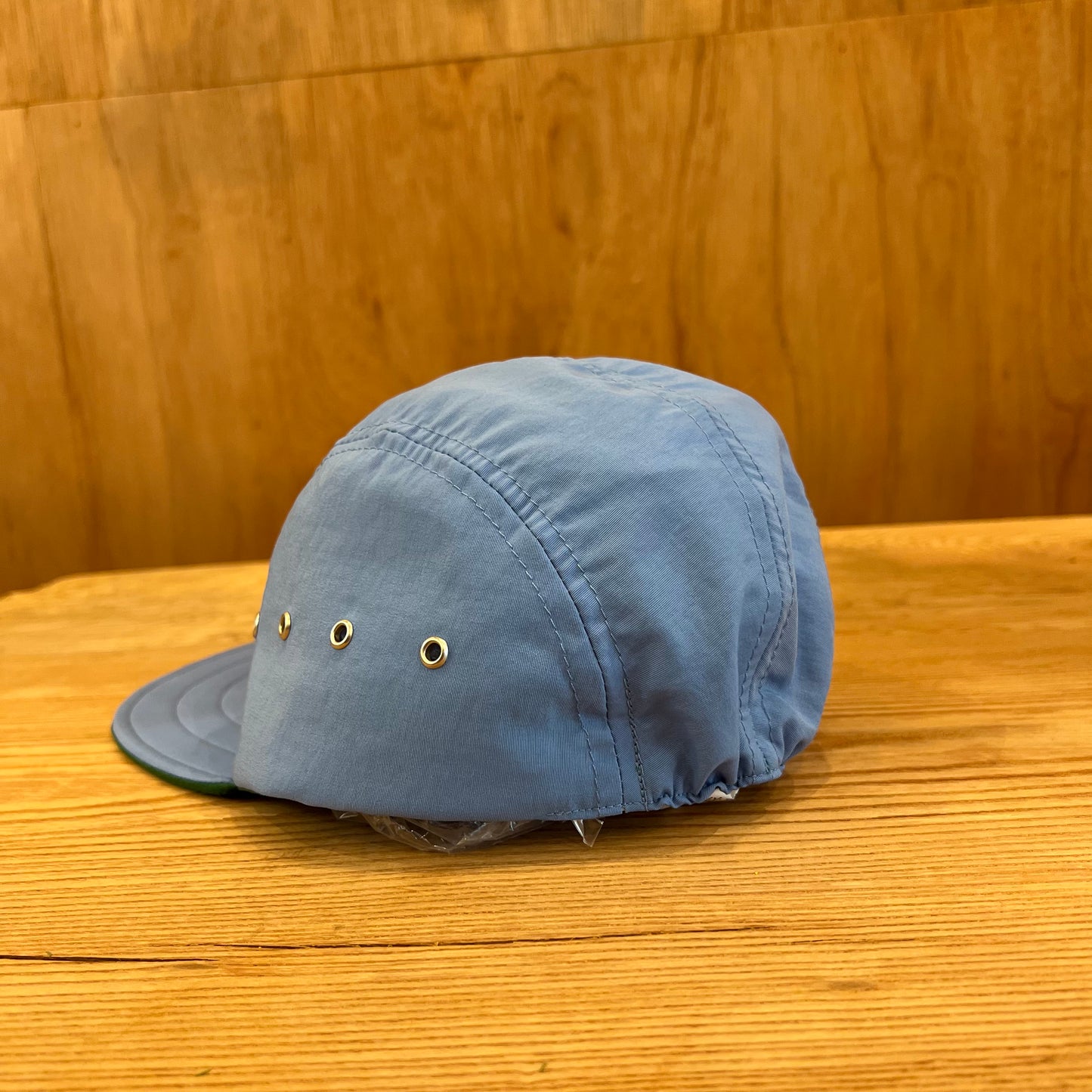 LONG BILL 4 PANEL HAT  BY M.I.T LIGHT BLUE