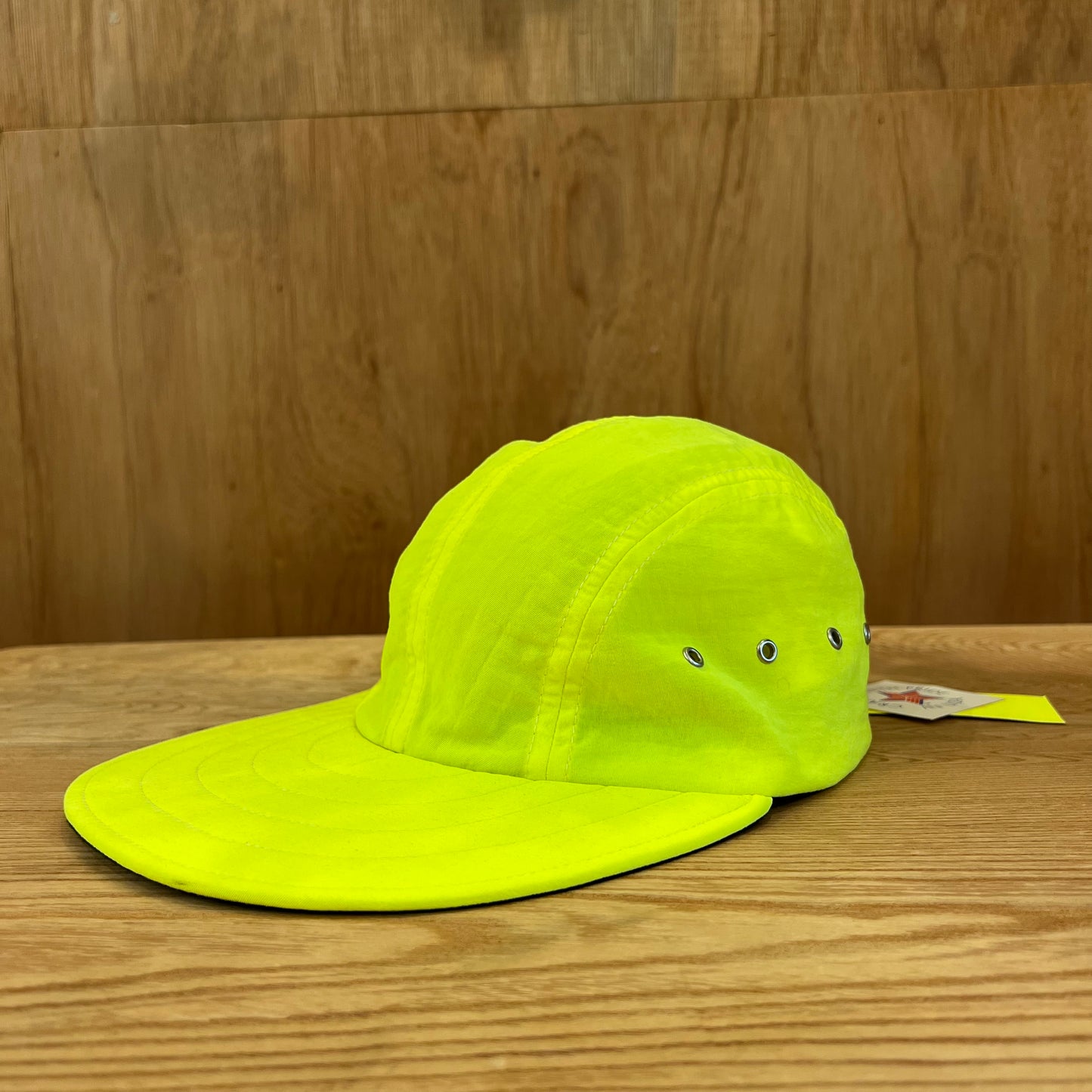 LONG BILL 4 PANEL HAT BY M.I.T NEON YELLOW