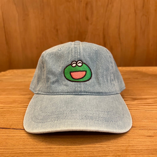 SAIGONOSHUDAN KAERU LIGHT DENIM CAP