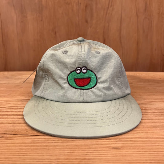 SAIGONOSHUDAN KAERU GREEN NYLON CAP