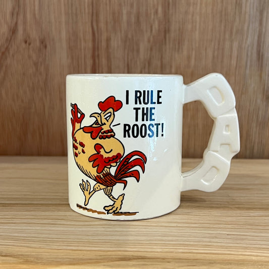 VINTAGE MUG CUP - I RULE THE ROOST!