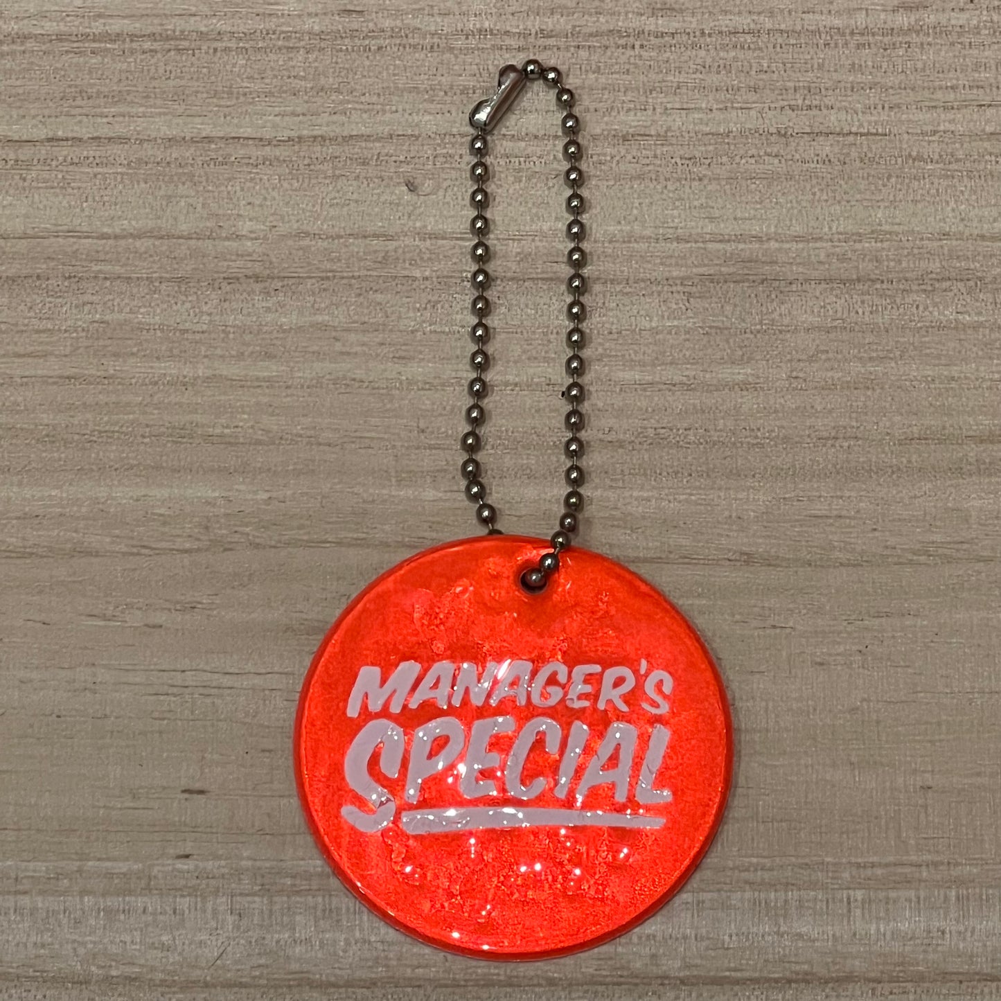 MANAGER'S SPECIAL REFLECTIVE KEY HOLDER