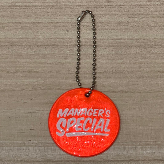 MANAGER'S SPECIAL REFLECTIVE KEY HOLDER