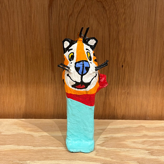 ORNAMENT with SOCKS  BY KIM BAISE TONY THE TIGER