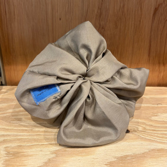 Soba スクランチー　ーグレージュサテンー