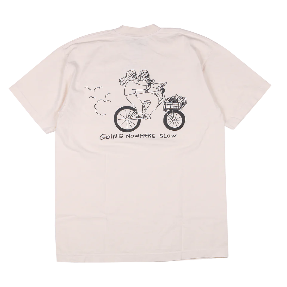 GOING NOWHERE SLOW T-SHIRT - CREAM