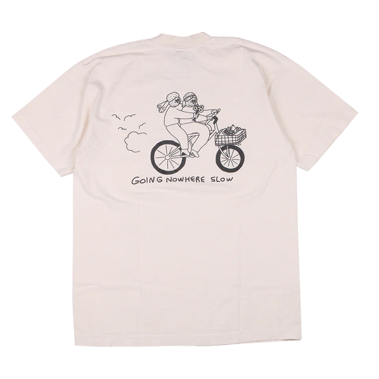 GOING NOWHERE SLOW T-SHIRT - CREAM