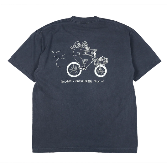 GOING NOWHERE SLOW T-SHIRT - VINTAGE BLACK