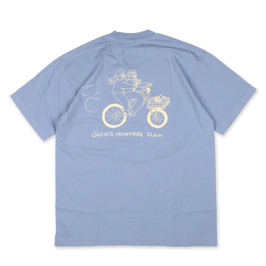 GOING NOWHERE SLOW T-SHIRT - LIGHT BLUE