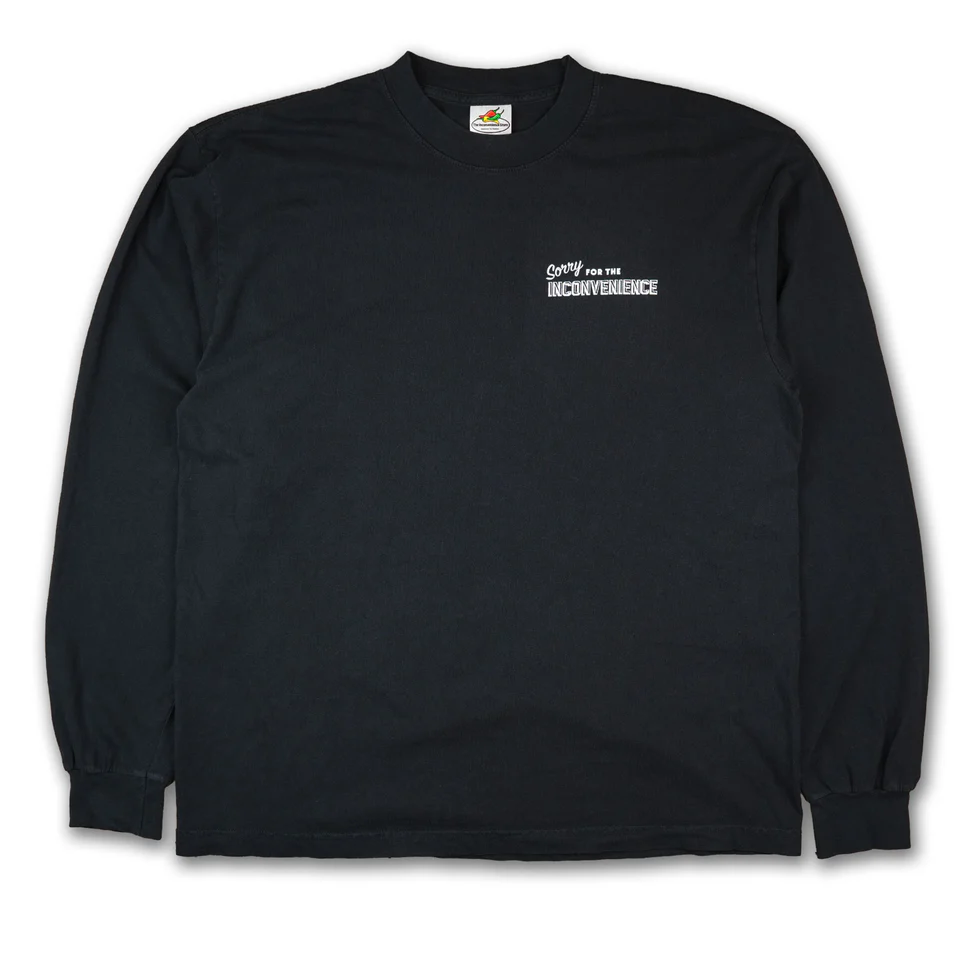 O.G. TIS Shop Logo Long Sleeve T-shirt -Black