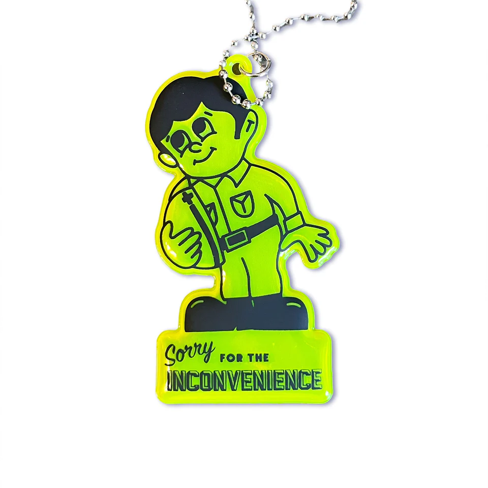 REFLECTIVE KEY CHAIN -KANBAN BOY