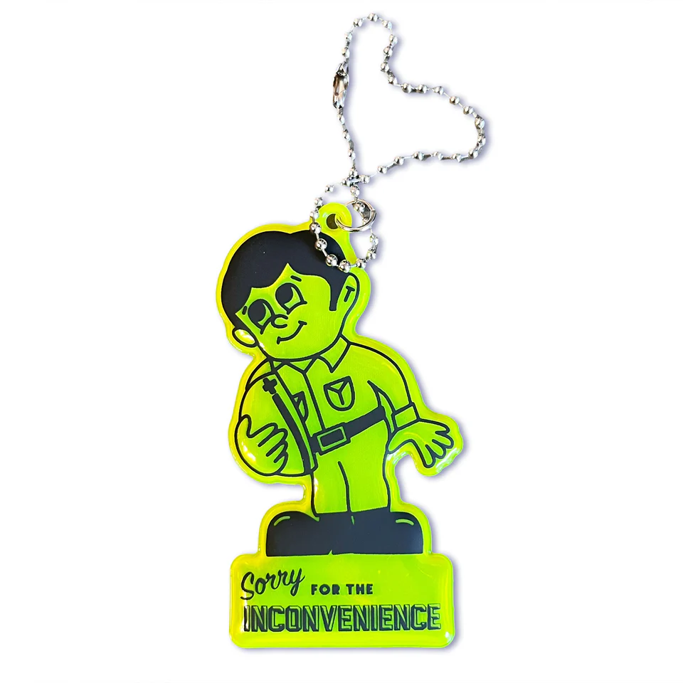 REFLECTIVE KEY CHAIN -KANBAN BOY